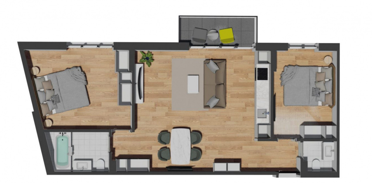 Apartamente de vanzare Floresti Vivo (Polus Center) 17
